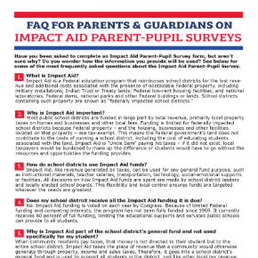 Impact Aid FAQ